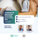 JORNADA DE ANESTESIA REGIONAL para socios SAU